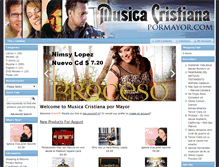 Tablet Screenshot of musicacristianapormayor.com